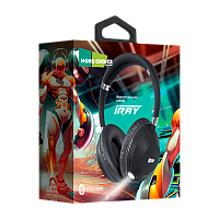 Наушники накладные MORE CHOICE HW34S bluetooth 5.1 с микр. фонарик черный