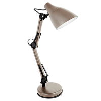 Светильник настольный Camelion KD-331 40W 230V E27 на основании 1.6м тауп (1/6)