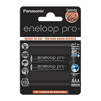 Аккумулятор предзаряженный RTU Panasonic HR03 AAA BL2 NI-MH eneloop pro 930mAh (2/20/240) 