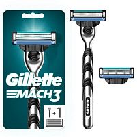 Бритва Gillette MACH3 P&G PROMO 3 лезвия 1 кассета пластиковая ручка ENG (1/6)