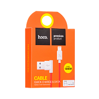 Кабель HOCO UPL11 USB (m)-Lightning (m) 1.2м 2.0A силикон красный (1/50/500)