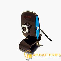 Веб-камера L-PRO 922/1400 CMOS 640x480 0.3Мп USB черный синий (1/20) 