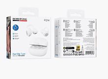 Наушники внутриканальные Borofone FQ14 bluetooth 5.4 с микр. белый (1/14/84)