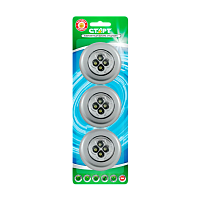 Светильник пушлайт Старт PL-4led- bl3 6W 4LED липучка (цена за 1 шт) серебряный (3/60/180)