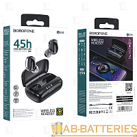 Наушники внутриканальные Borofone BE55 bluetooth 5.0 с микр. черный (1/99) 