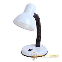 Светильник настольный ЭРА N-120 40W 220V E27 на основании белый