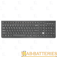 Клавиатура беспроводная Defender SM-535 UltraMate классическая USB мультимед. черный (1/20)