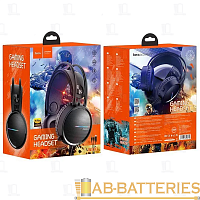 Наушники полноразмерные HOCO W100 с микр. игровые черный (1/16) 