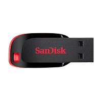 Флеш-накопитель SanDisk Cruzer Blade CZ50 16GB USB2.0 пластик черный