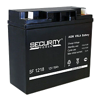 Аккумулятор свинцово-кислотный Security Force SF 1218 12V 18Ah (1/4)