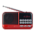 Радиоприемник Perfeo ASPEN 3W пластик microSD USB/Jack3.5 красный (1/10)