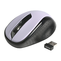 Мышь беспроводная Smartbuy 597D Dual классическая bluetooth бесшумная черный белый (1/40)