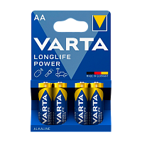 Батарейка Varta LONGLIFE POWER (HIGH ENERGY) LR6 AA BL4 Alkaline 1.5V (4906) (4/80/400)