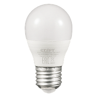 Лампа светодиодная Старт Sphere G45 E27 10W 4000К 220V шар WS (1/10/100)