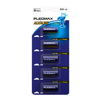 Батарейка Pleomax LR23/V23GA/A23/MN21 BL5 Alkaline 12V (5/125/1000/36000)