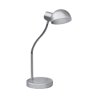 Светильник настольный Camelion KD-306 40W 220V E27 на основании серебряный (1/12)