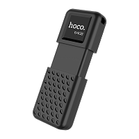 Флеш-накопитель HOCO UD6 64GB USB2.0 пластик черный (1/30/240)