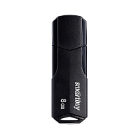 Флеш-накопитель Smartbuy Clue 8GB USB2.0 пластик черный