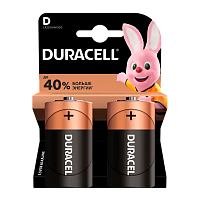 Батарейка Duracell Basic LR20 D BL2 Alkaline 1.5V (2/20/6600)