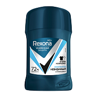 Дезодорант мужской Rexona Невидимый Прозрачный Лед стик 55г (1/6)
