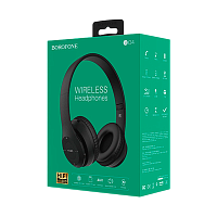 Наушники полноразмерные Borofone BO4 bluetooth 5.0 с микр. черный (1/12/36)