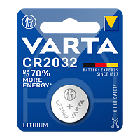 Батарейка Varta ELECTRONICS CR2032 BL1 Lithium 3V (6032) (1/10/100)