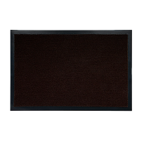 Коврик придверный VORTEX "TRIP" 40х60см ребристый коричневый (1/15)