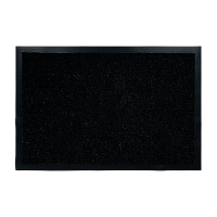 Коврик придверный VORTEX "TRIP" 60х90см ребристый черный (1/10)