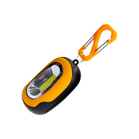 Фонарь брелок Космос 202B 1W COB от батареек IP53 магнит желтый (1/60/240)