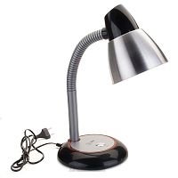 Светильник настольный ЭРА N-115 40W 220V E27 на основании черный (1/12)