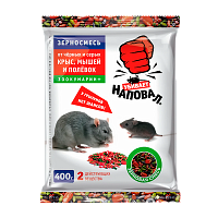 Зерно Наповал Зоокумарин+ от крыс и мышей 400г (1/35)