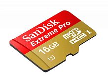 Карта памяти microSD SanDisk Extreme Pro 16GB Class10 UHS-I (U1) 95 МБ/сек без адаптера