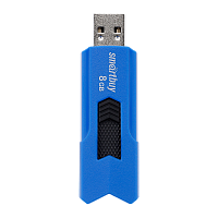 Флеш-накопитель Smartbuy Stream 8GB USB2.0 пластик синий
