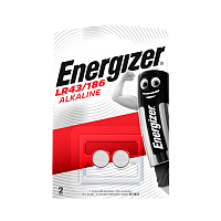 Батарейка Energizer G12/LR1142/LR43/386A/186 BL2 Alkaline 1.5V (2/20/200)