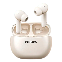 Наушники внутриканальные Philips TAT1320 bluetooth 6.0 с микр. Type-C белый (1/60)