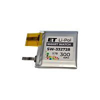 Аккумулятор ET SW-332728 3.8В, 300мАч,  для Smart Watch