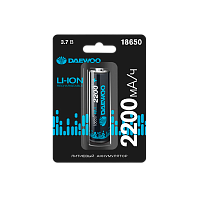 Аккумулятор Li-ion Daewoo 18650 BL1 2200mAh б/з (1/10/120)