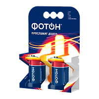 Батарейка Фотон LR14 C BL2 Alkaline 1.5V (2/20/120) 