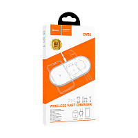 Беспроводное З/У HOCO CW24 2.0A 10W белый (1/95)