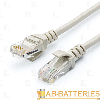 *Патч-корд Geplink RJ-45 (m)-RJ-45 (m) 5.0м кат.5е ПВХ 26AWG серый (1/10/200) 