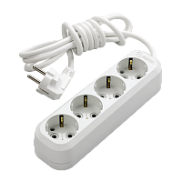 Удлинитель Makel 4р.С/З 16A 3.0м 3x1мм² IP20 белый MGP153 (1/12)