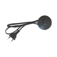 Кабель питания Прогресс для бра 1.7м 10A 2x0.5мм² с кнопкой черный (1/200)