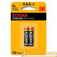 Батарейка Kodak XTRALIFE LR03 AAA BL2 Alkaline 1.5V (2/20/100) 
