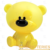 Светильник настольный Camelion KD-896 3W 1LED IP20 на основании сенс. желтый (1/12)