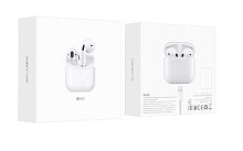 Наушники вставные Borofone BW02 bluetooth 5.0 с микр. белый