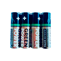 Батарейка Green Power LR6 AA Shrink 4 Heavy Duty 1.5V (4/60/960)