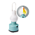 *Фонарь туристический Космос 603B 3W LED от батареек IP54 2 режима белый голубой (1/30/60) 