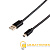 Кабель Atcom USB (m)-miniUSB (m) 0.8м силикон черный (1/10/500)