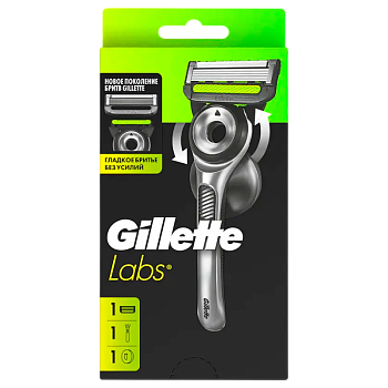 Бритва Gillette "Labs" 5 лезвий 1 кассета +подставка