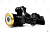 Фонарь налобный Без бренда 0513-0509 COB от батареек 2 режима черный
